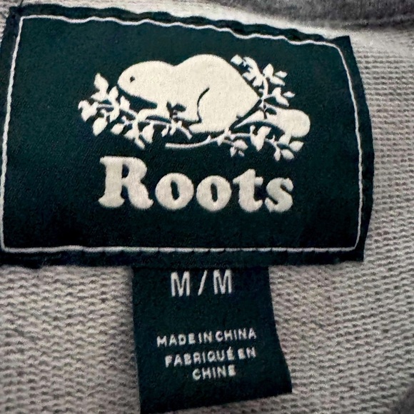 🧥Vintage ROOTS Grey Zipper Casual Jacket - Never worn - Picture 7 of 16